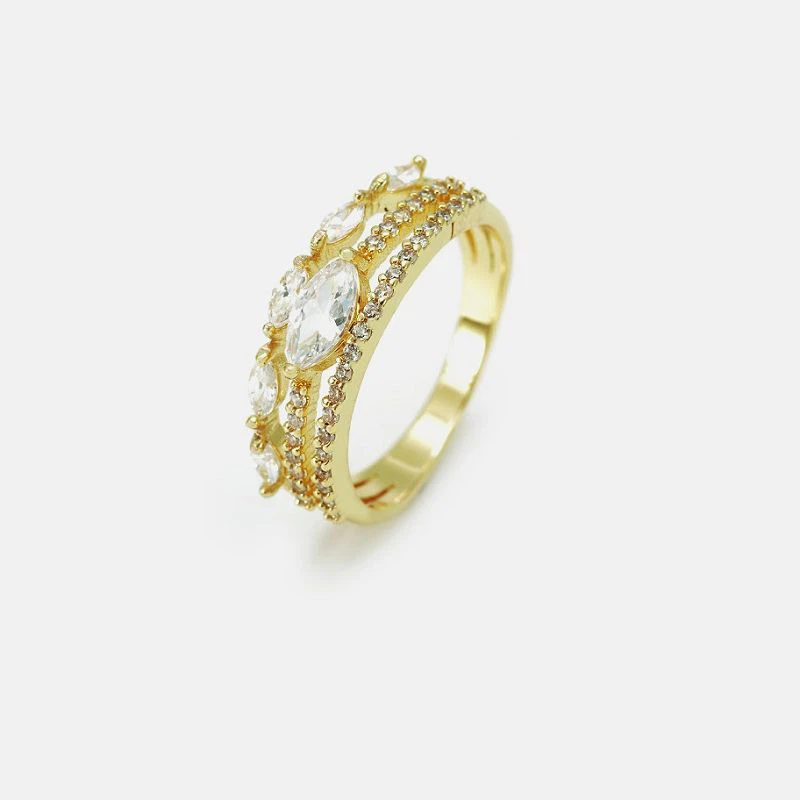Кольцо Marquise Cz из серебра 925 пробы